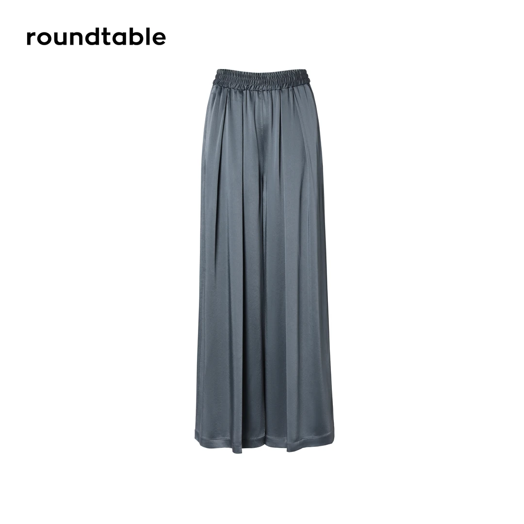 时尚休闲百搭轻氧超模阔腿长裤