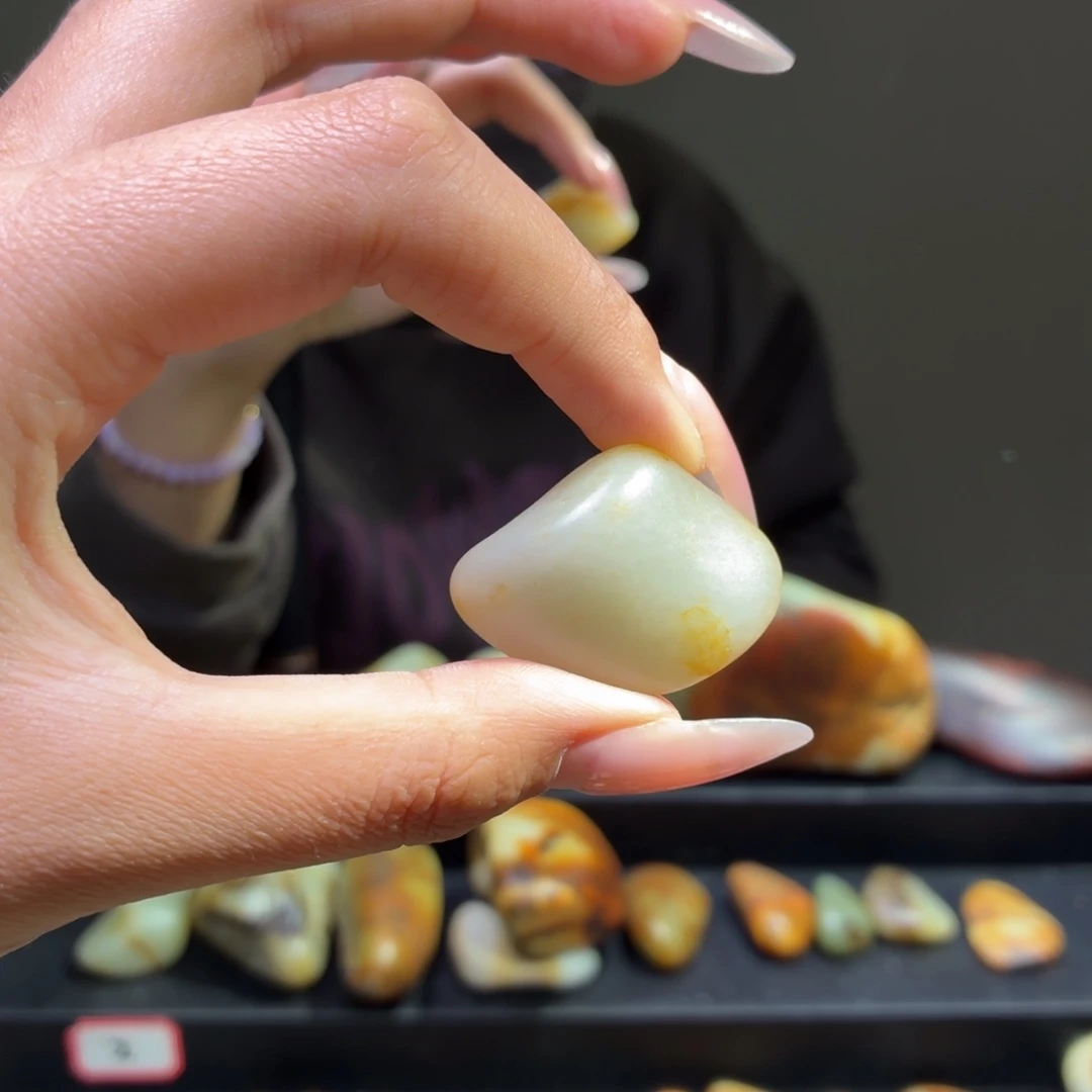 和田玉未镶嵌挂件17.7