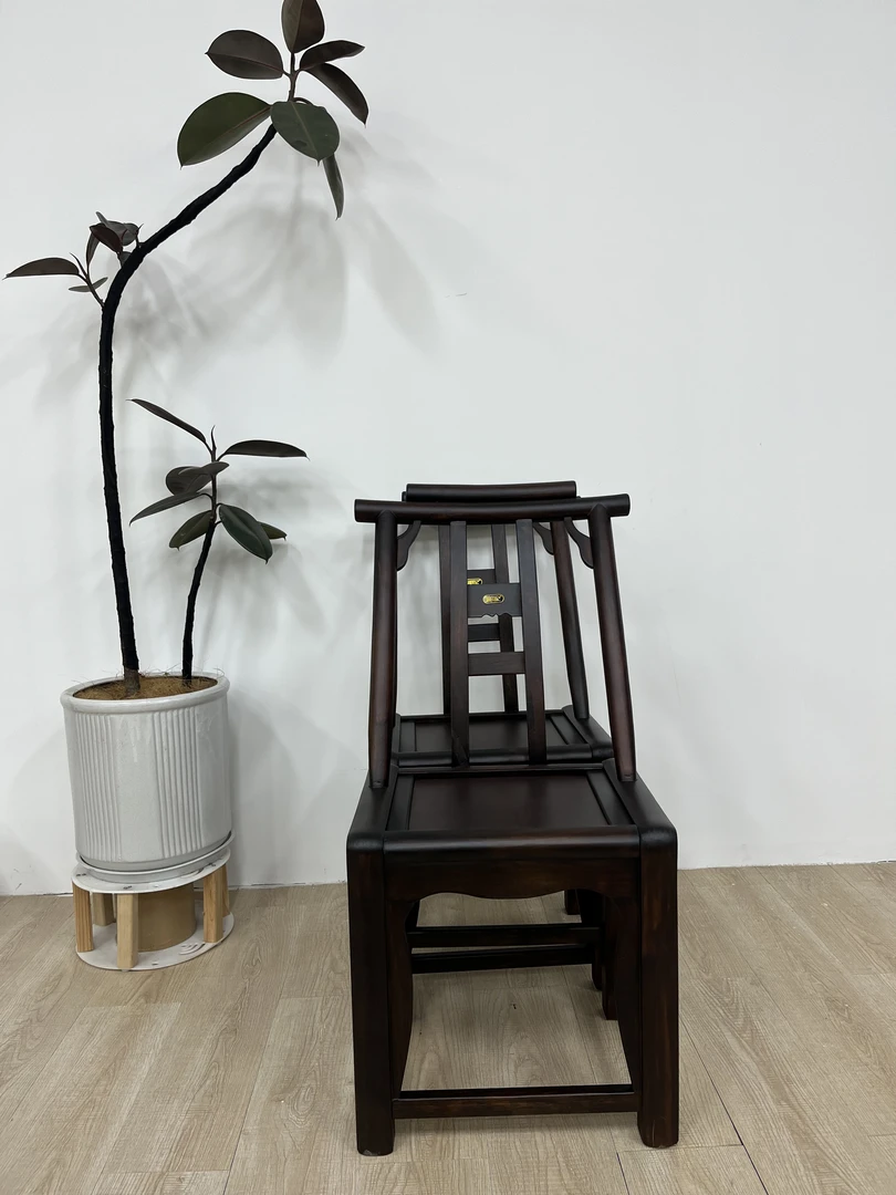 湘周记桦木太师靠背椅家用农家乐靠背椅国风靠背椅新中式实木椅