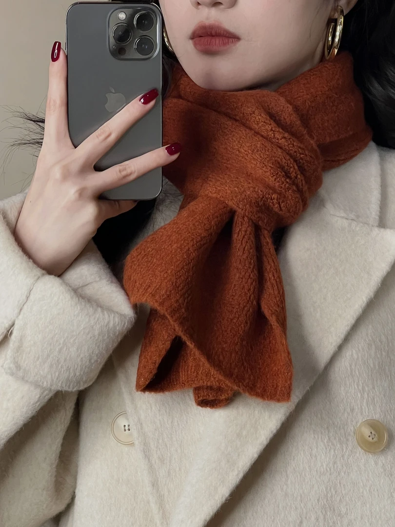陈陈琳呀【焦糖围巾】冬季百搭保暖围巾女时尚围脖