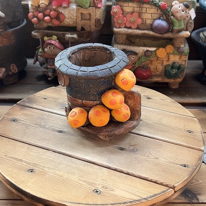 嘻哈多肉花盆百搭