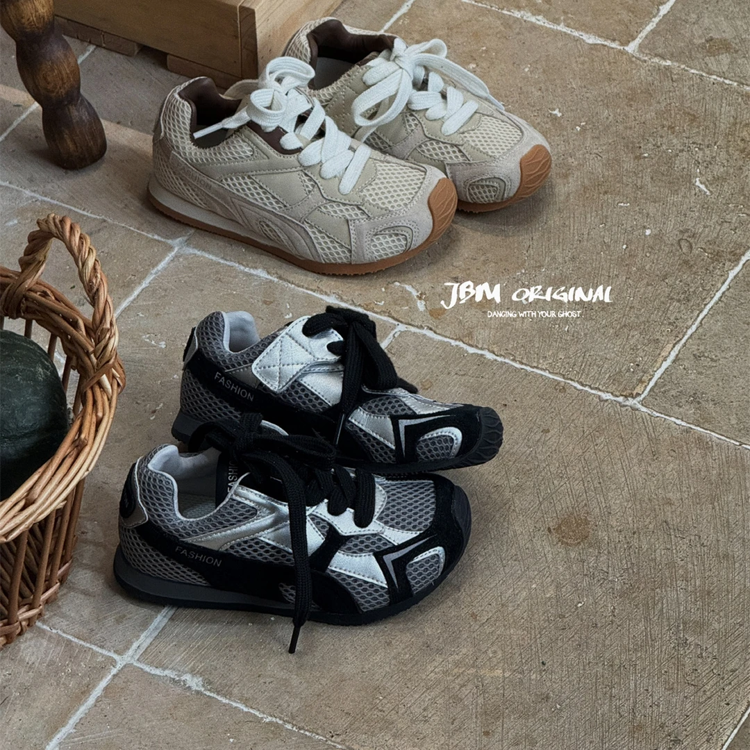 韩版2025新款男女童春秋季百搭款板鞋学生软底休闲鞋潮流阿甘鞋子