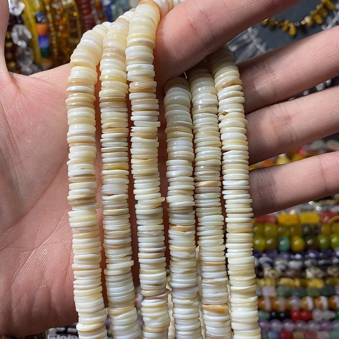 石英质玉未镶嵌，天然贝直切隔片10mm，