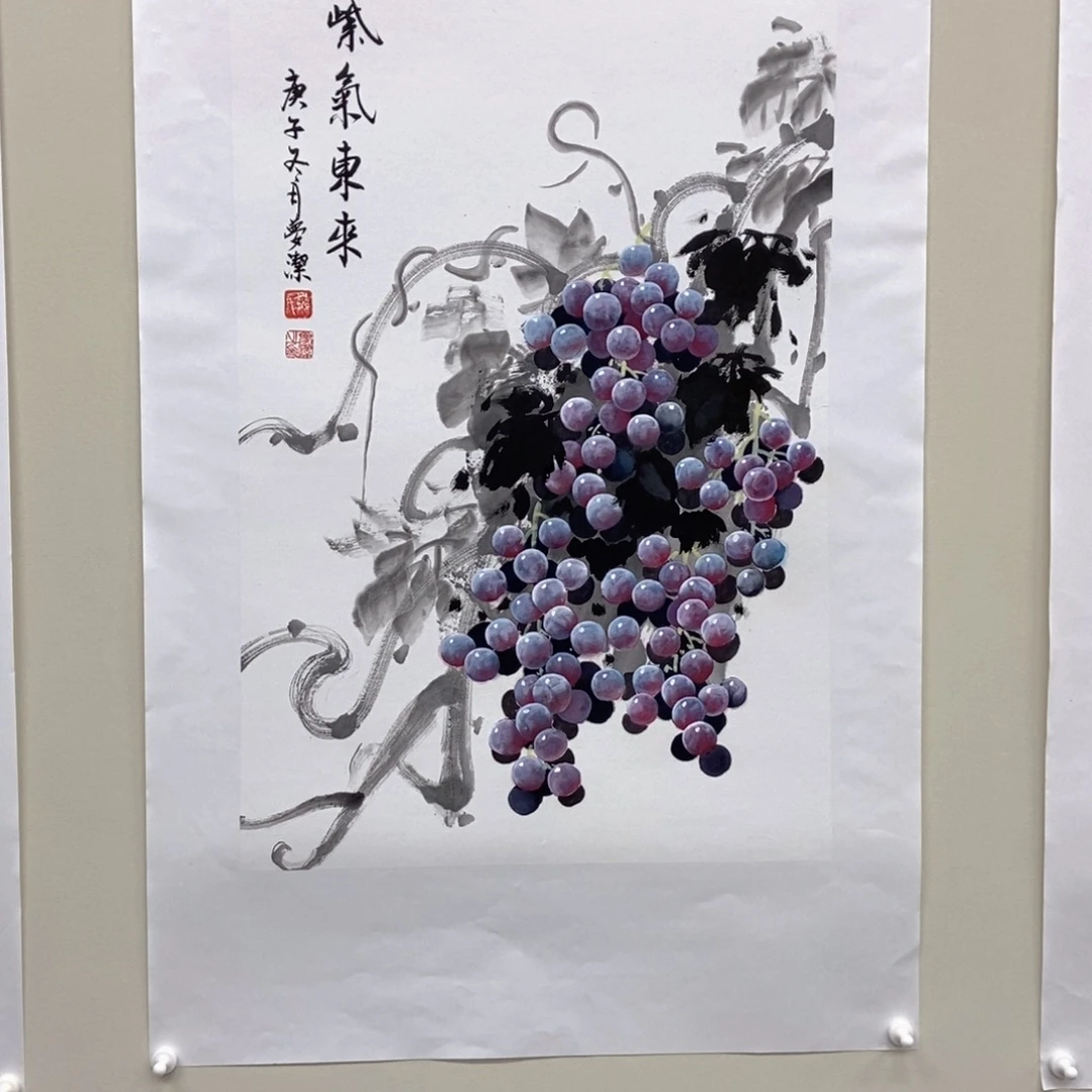 国画邓梦洁四尺三开精品佳作