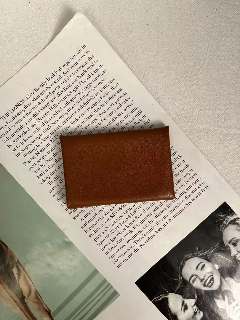 95新 Hermes/爱马仕 A1925经典百搭全皮皮卡包95新