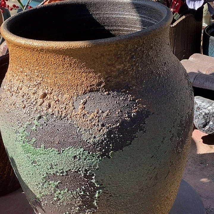 花盆紫砂口20高度31无孔瑕疵处理