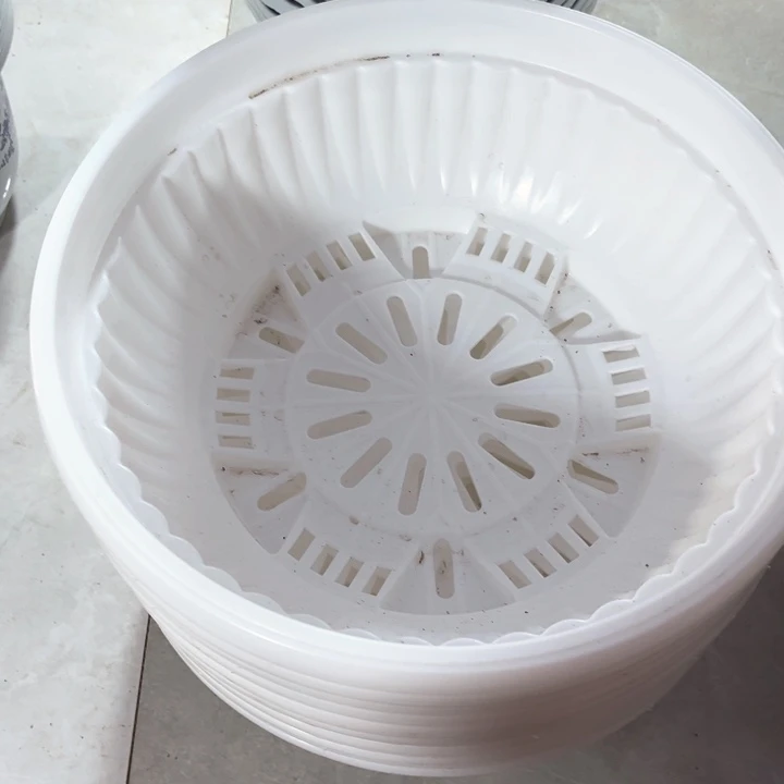 树脂白聚宝盆口32高12 －组10