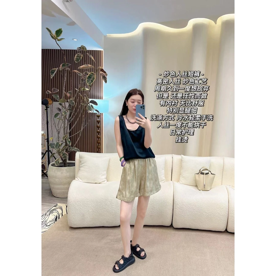 加莉新中式【炒色人丝工艺短裤】限定版 分码
