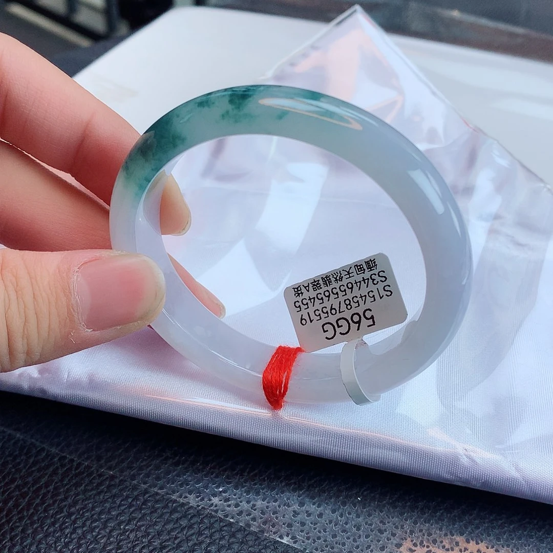 翡翠手镯未镶嵌天然缅甸翡翠A货手镯