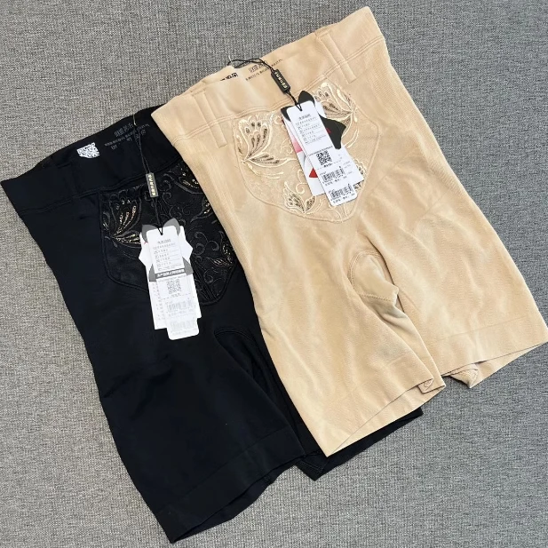 正品专柜茜木7167中腰塑身裤新款收腹收腰提臀双层塑形美体裤女