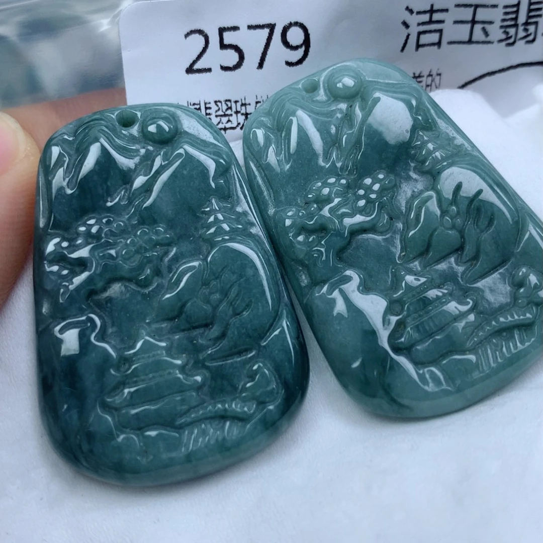 翡翠颈饰未镶嵌吊坠