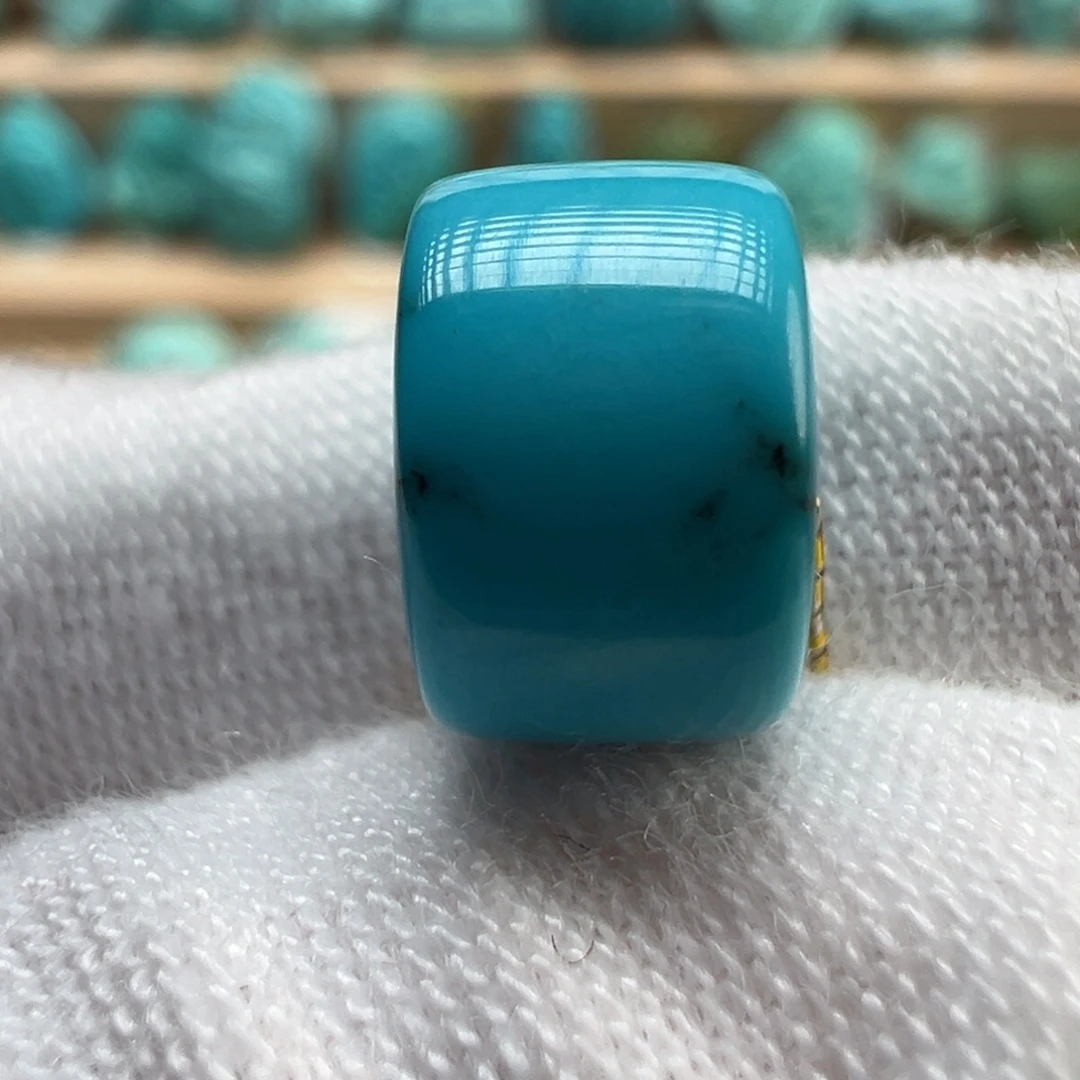 绿松石未镶嵌配饰9.7×6.3