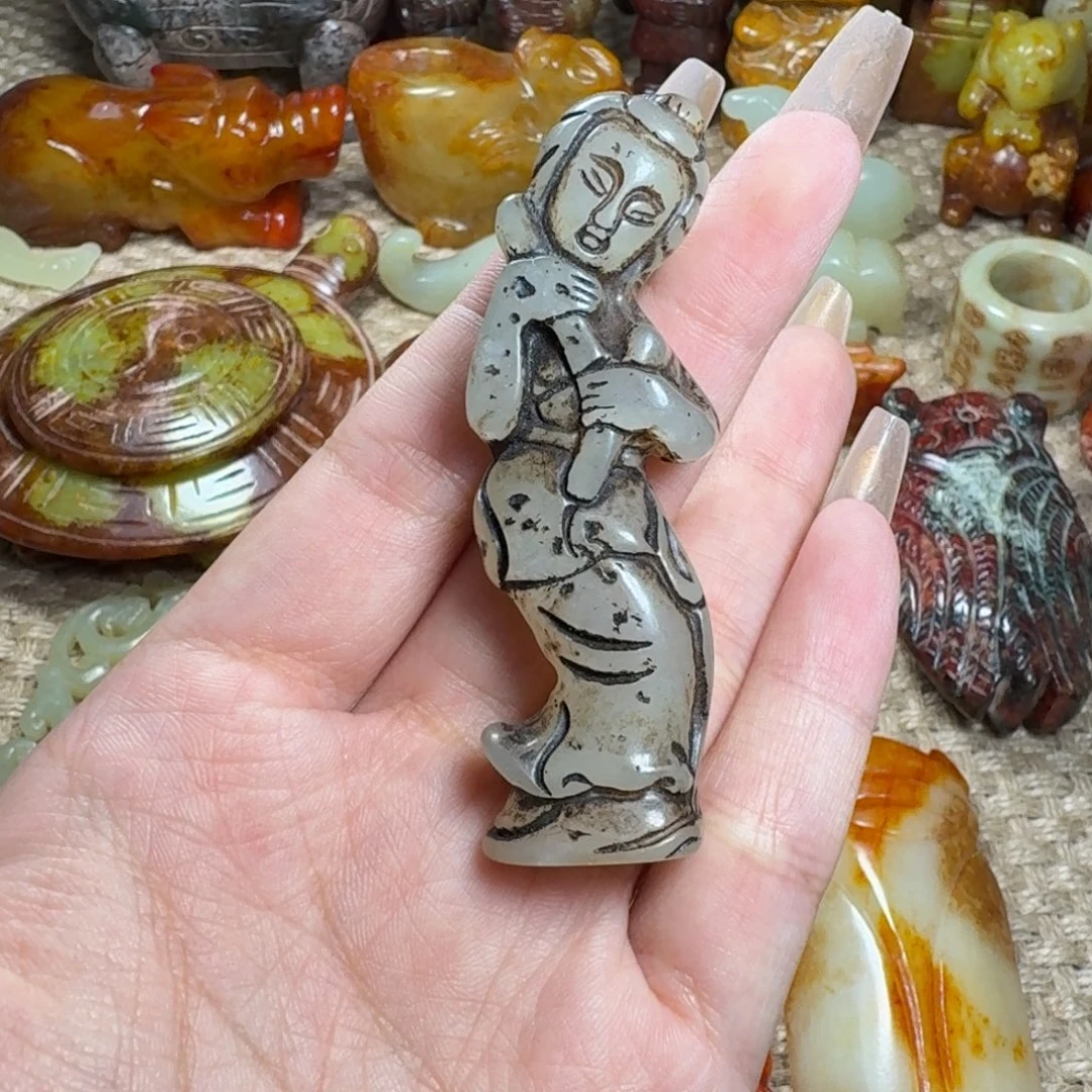 白玉菩提吊坠挂件