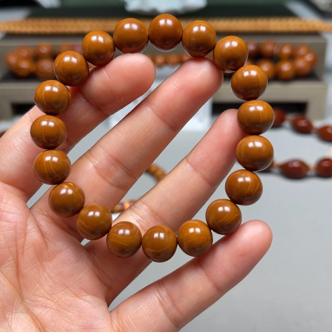 吊坠橄榄核正圆手串1.尺寸