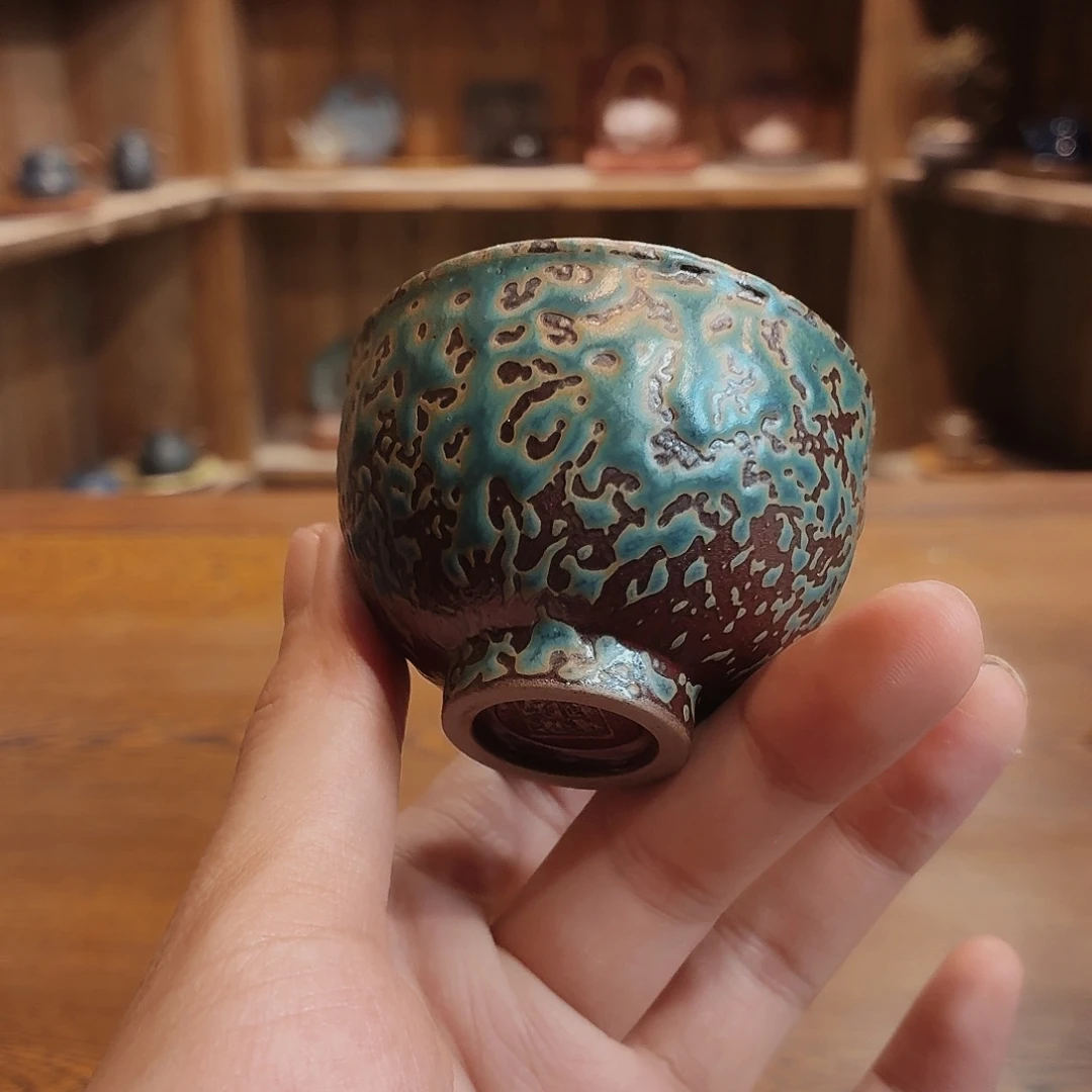 柴烧老岩泥茶器皿