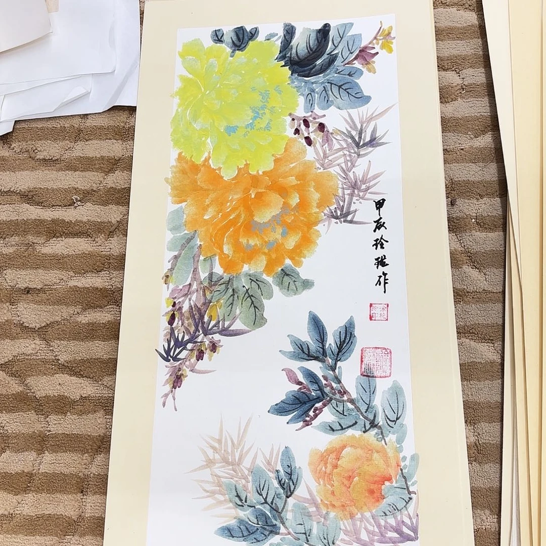 国画花鸟等图案为66.33