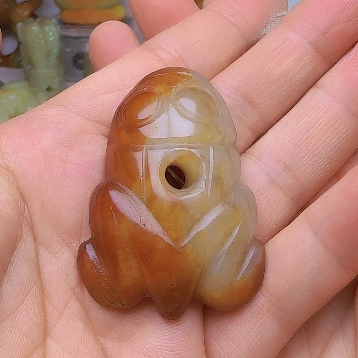 和田玉未镶嵌吊坠(不含链)