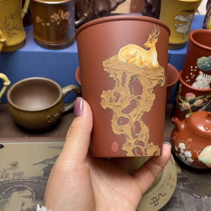 紫砂茶杯紫砂主人杯