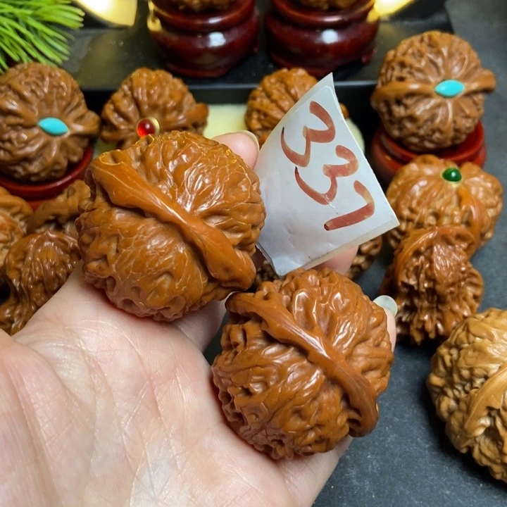 文玩核桃把件43宫灯337