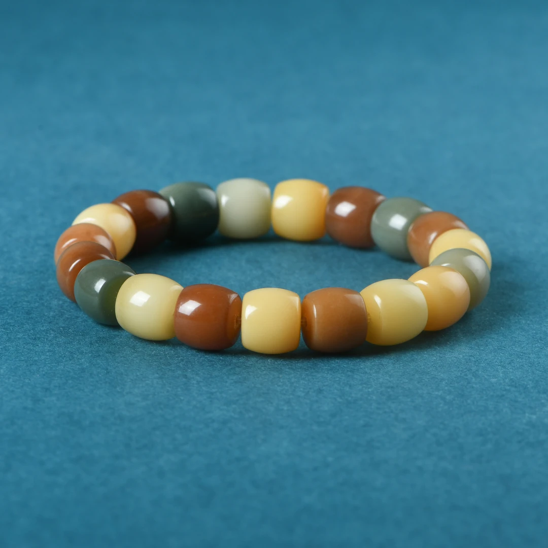 多宝菩提根10x11桶珠手串（多样性发其一）