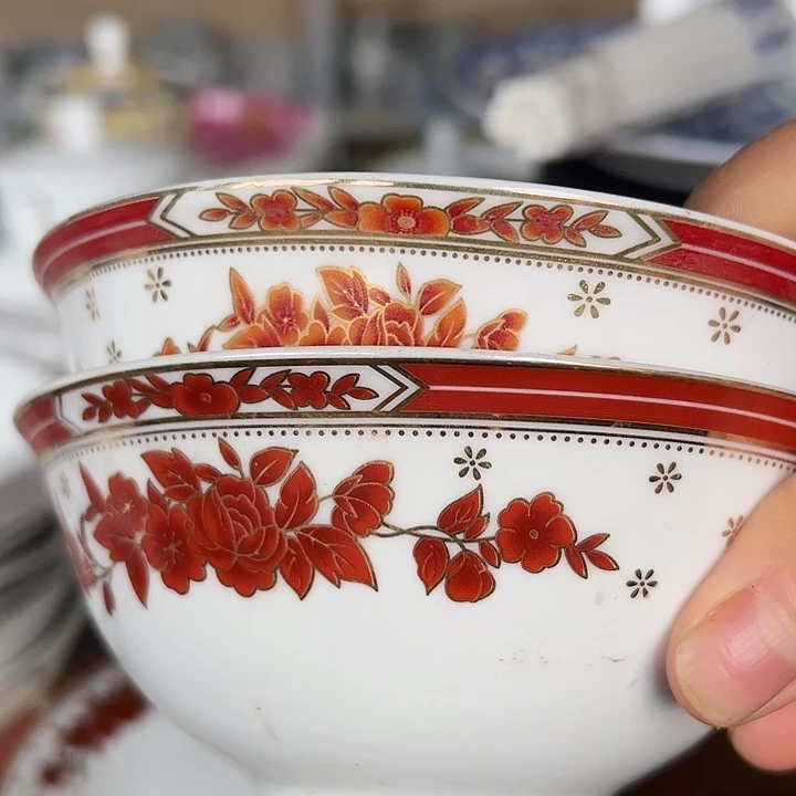 景德镇高温陶瓷陶瓷碗5寸陶瓷