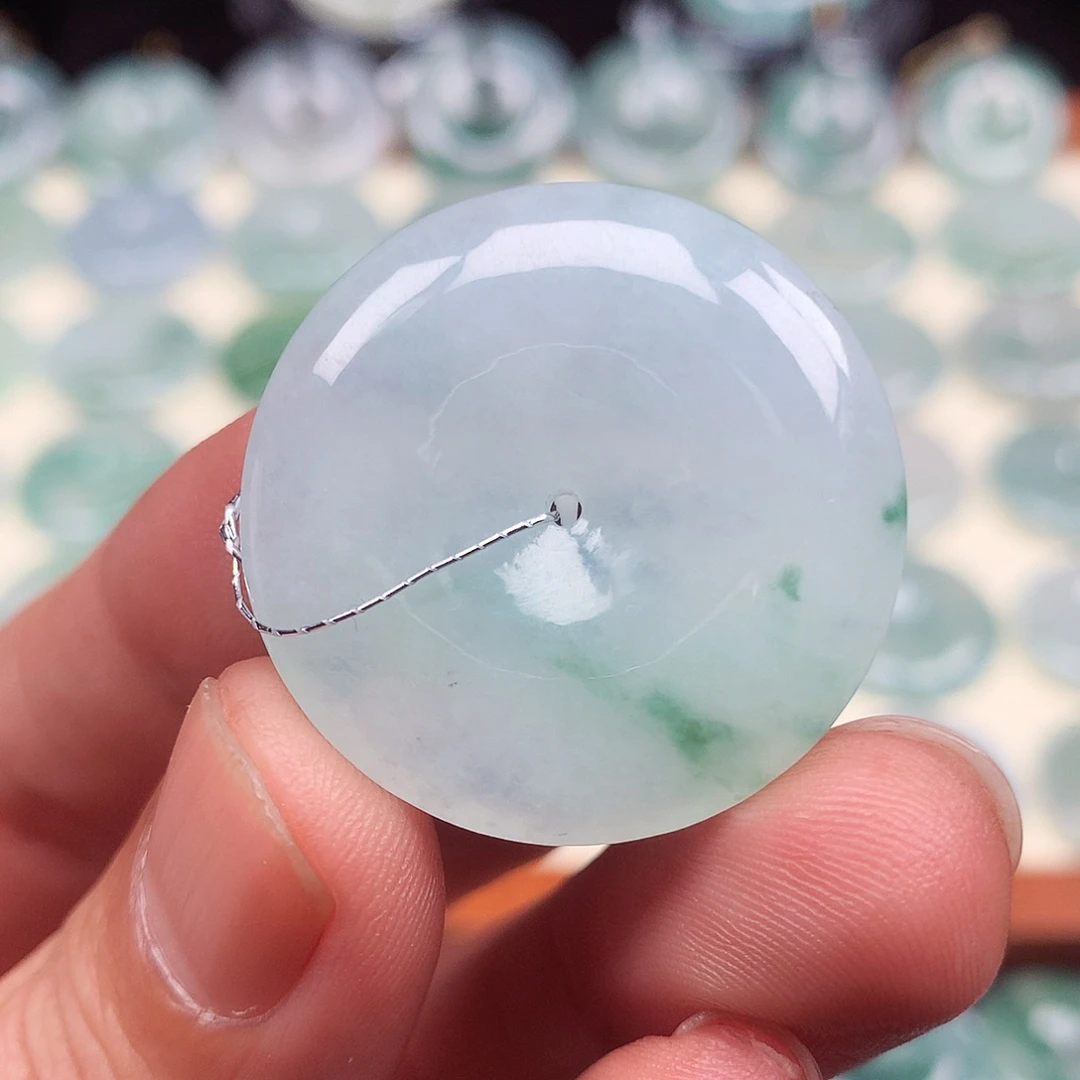 颈饰未镶嵌翡翠30.8-5.8mm