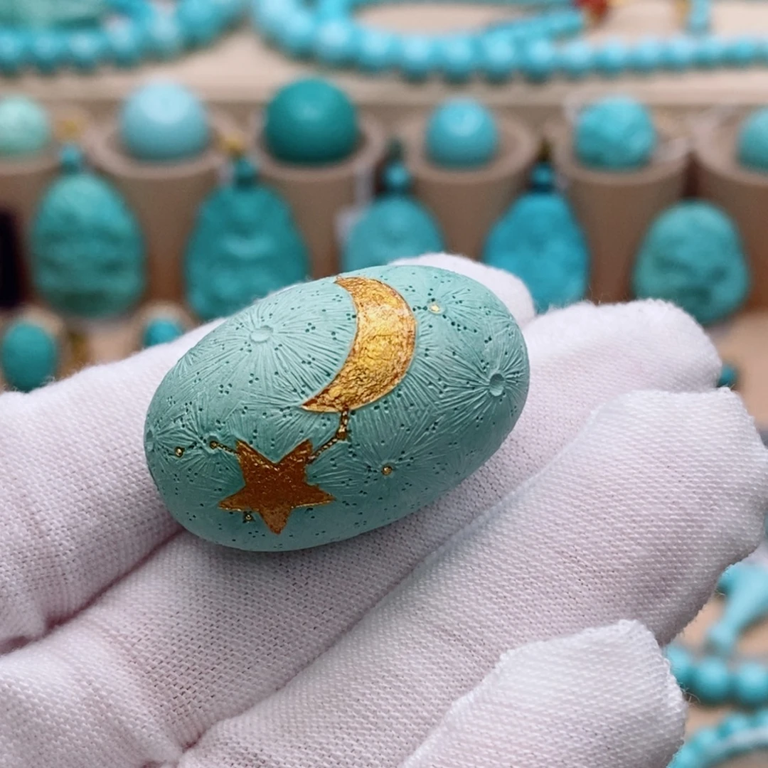 绿松石未镶嵌珠宝奇石