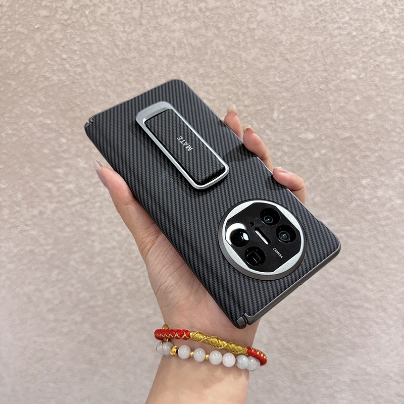 适用华为matex5手机壳新款中轴保护x6腕带支架高档商务奢华外壳