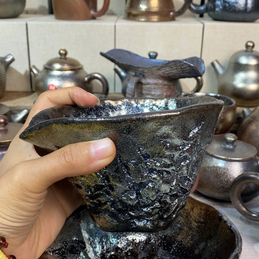 *****云南建水紫陶柴烧公道杯