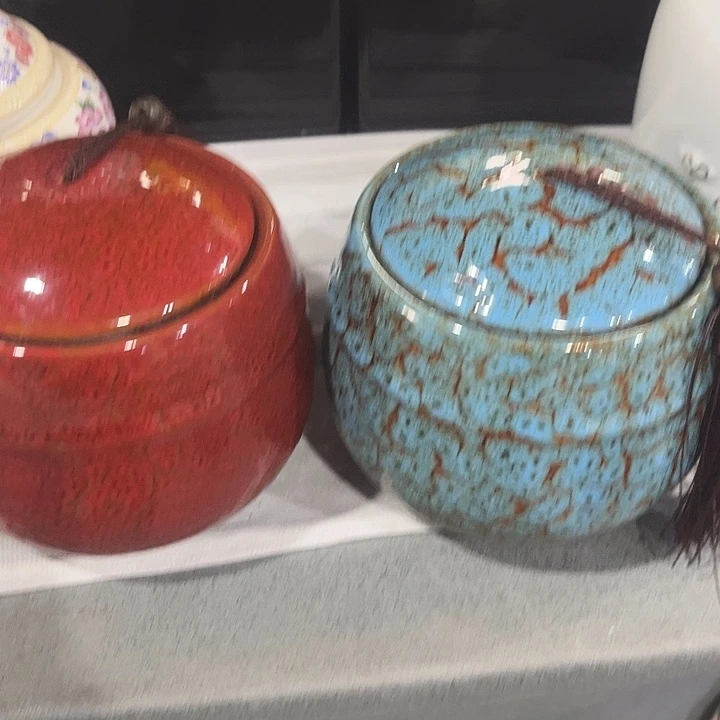 摆件陶瓷茶叶罐密封罐等