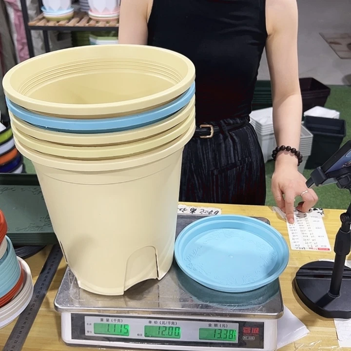 圆形控口24高24混色5个带托