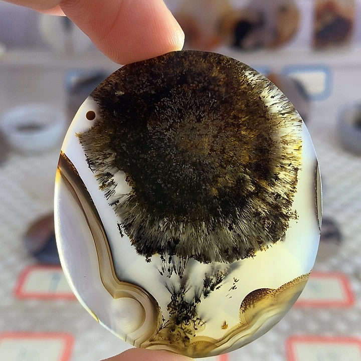 玛瑙/玉髓未镶嵌颈饰