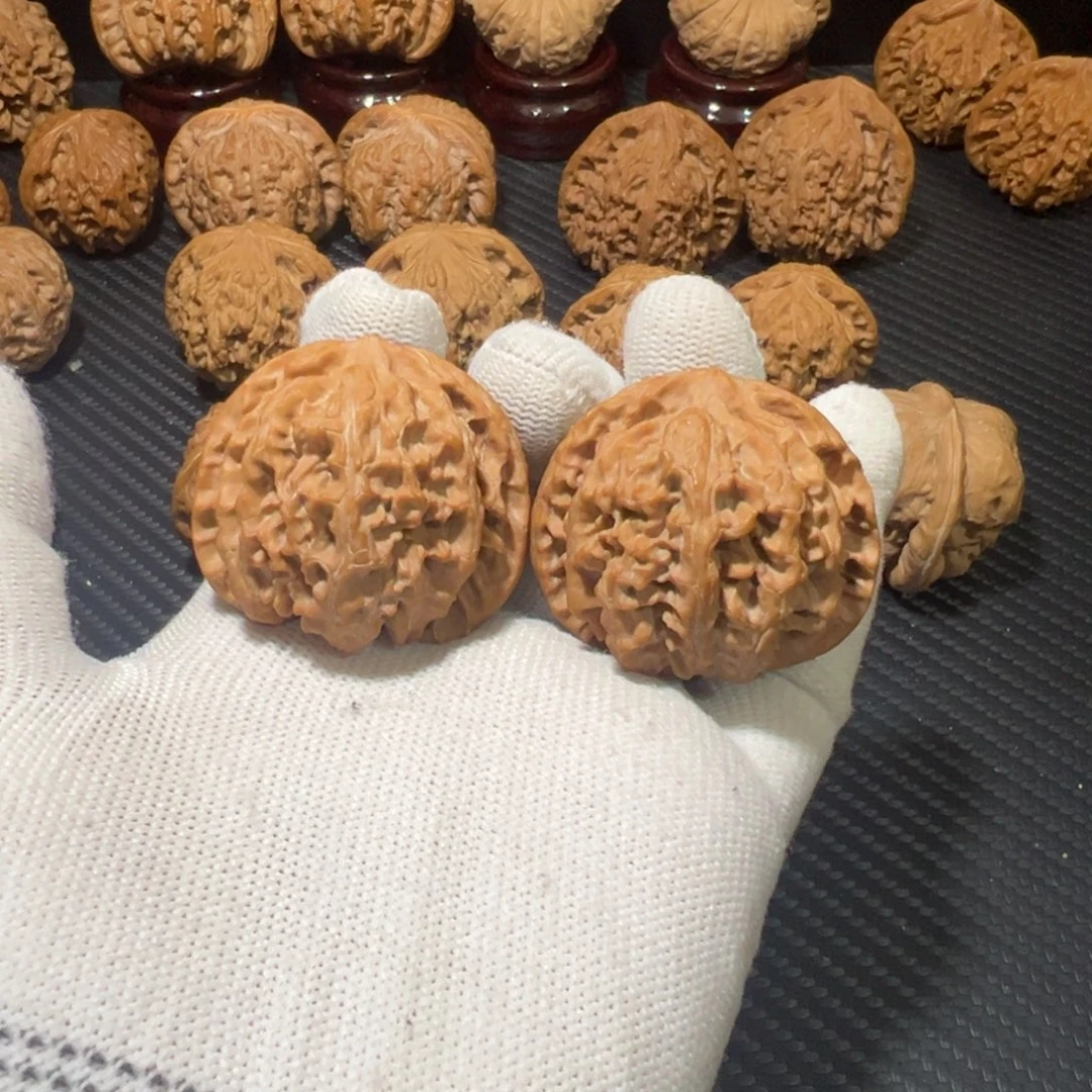 九***筒文玩核桃吊坠全品无修苹果园41