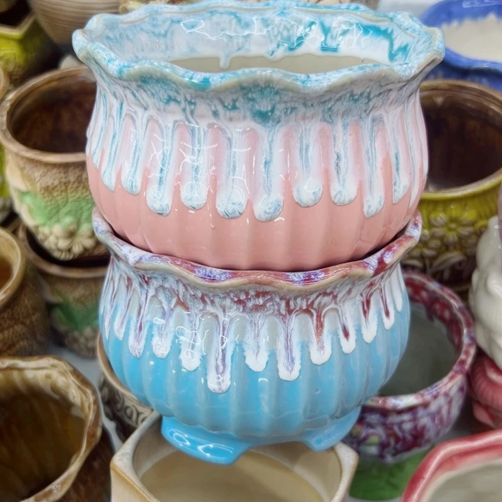 有孔，满10元发货多肉陶瓷花盆