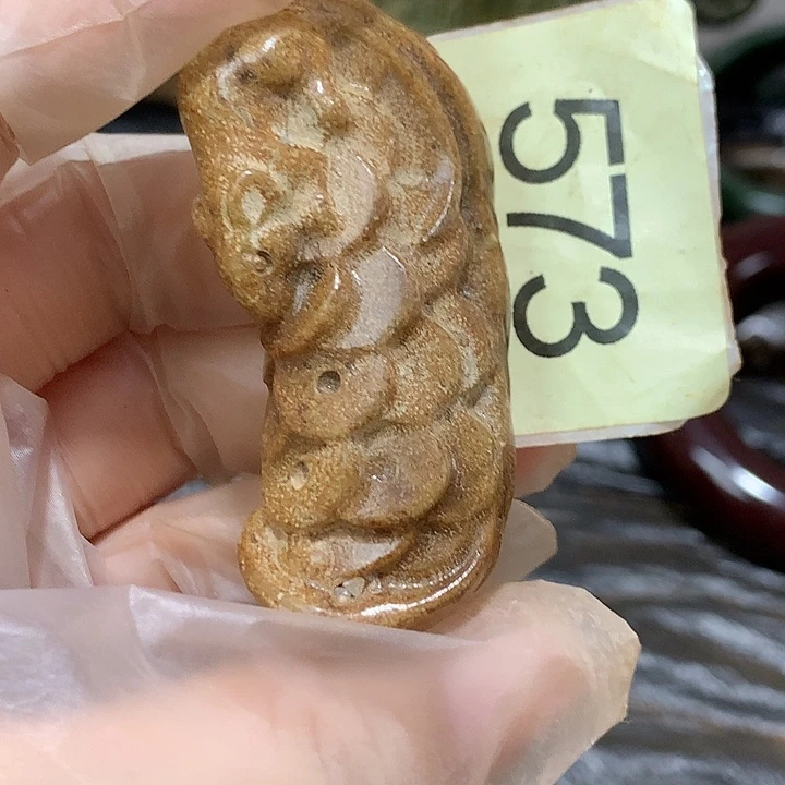 和田玉未镶嵌毛衣链