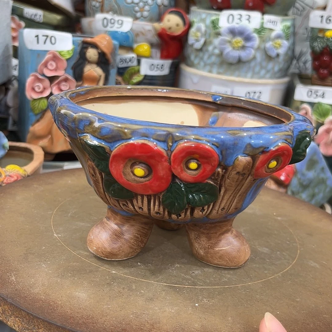 粗陶多肉花盆花盆