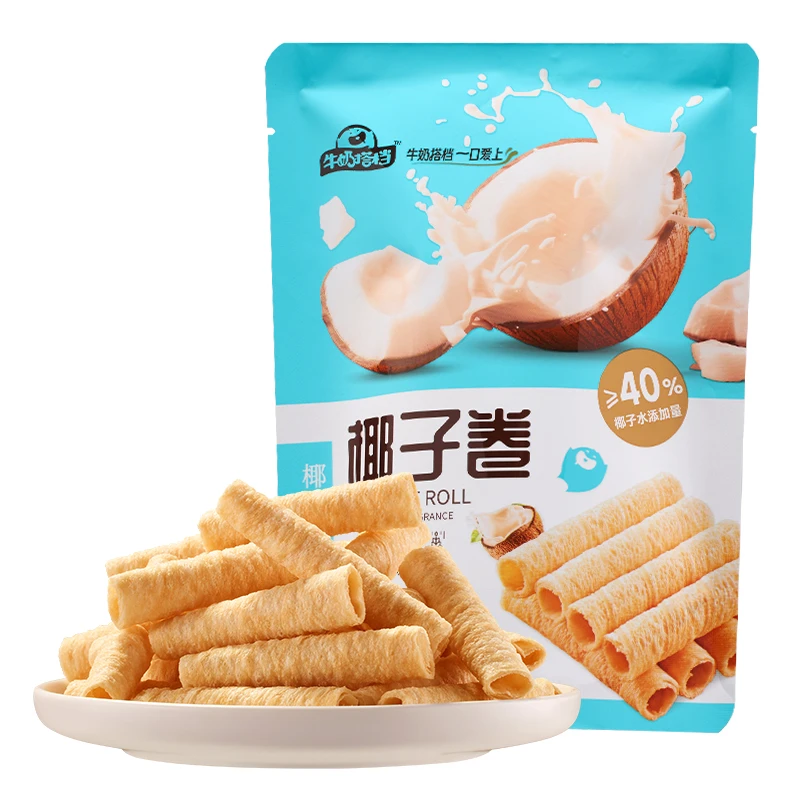 【华美】椰子卷60g*8袋