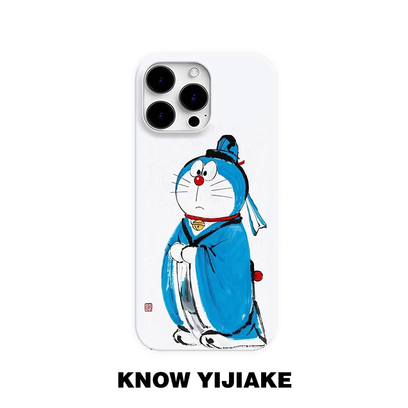 哆啦A子适用苹果16promax手机壳15pro小众14/13ins/12p简约16e11