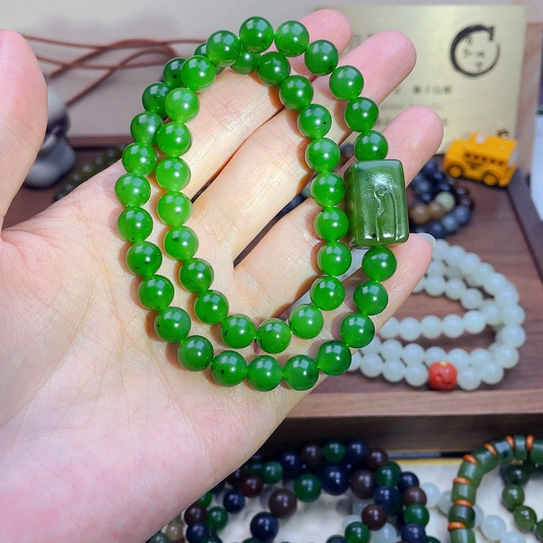 和田玉未镶嵌手链