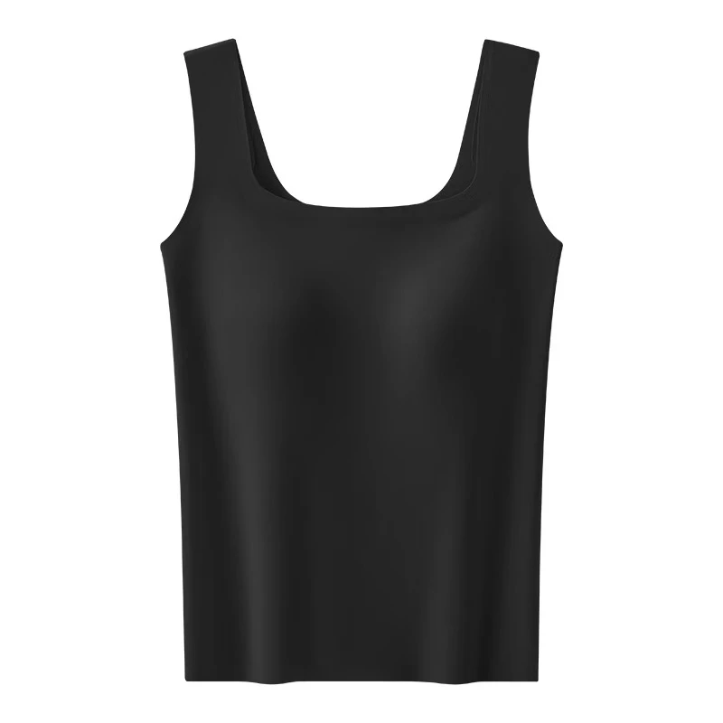 春季新款无痕背心 女士背心时尚美背 打底显瘦背心