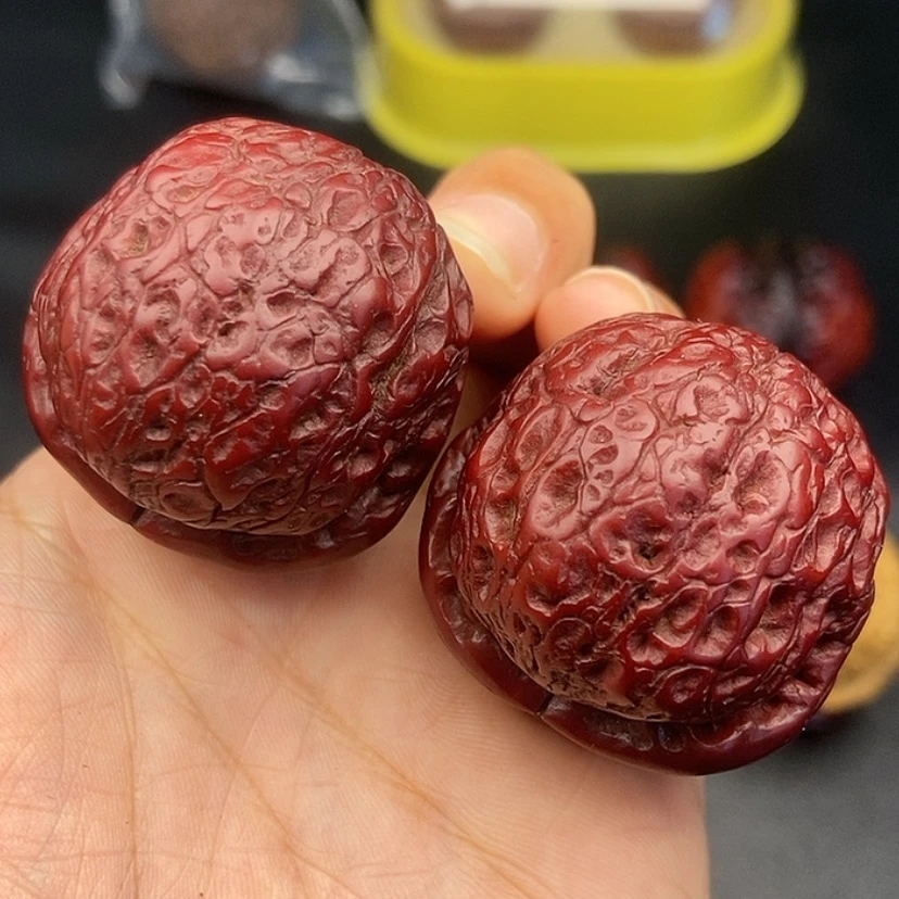 【闪购商品】把件文玩核桃42尺龙珠56.5克