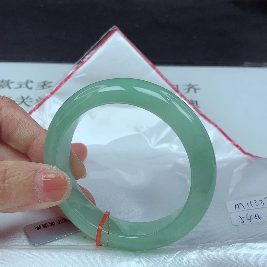 翡翠手镯未镶嵌54圈3378