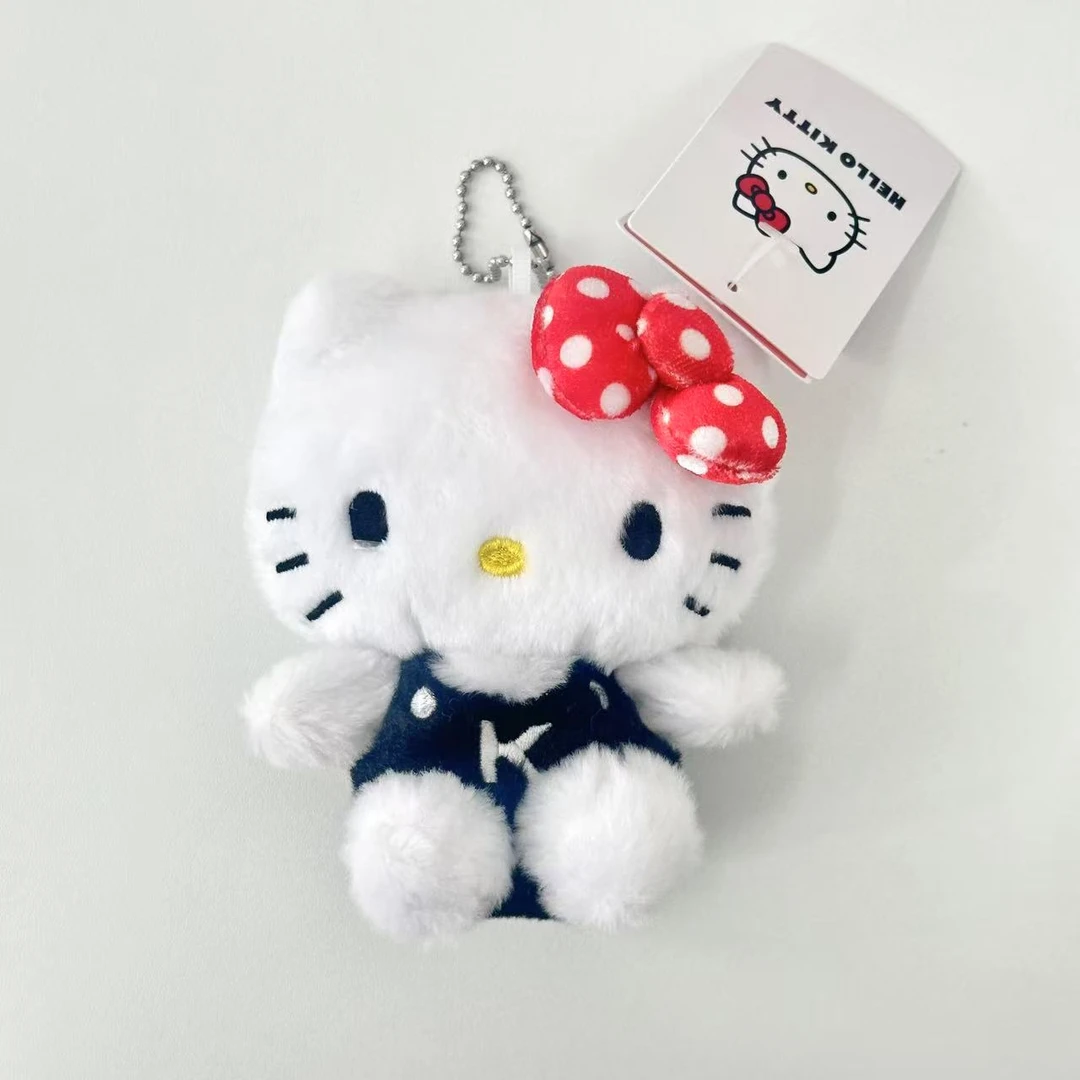 三丽鸥系列凯蒂猫挂件波点系列可爱Hellokittyhellokitty玩偶正版