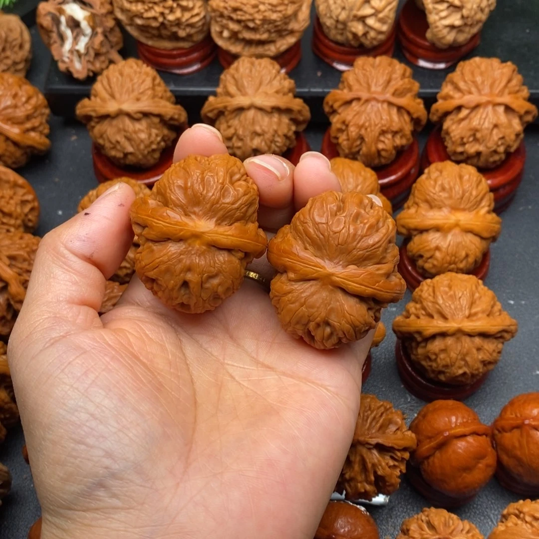 把件文玩核桃43平谷元宝