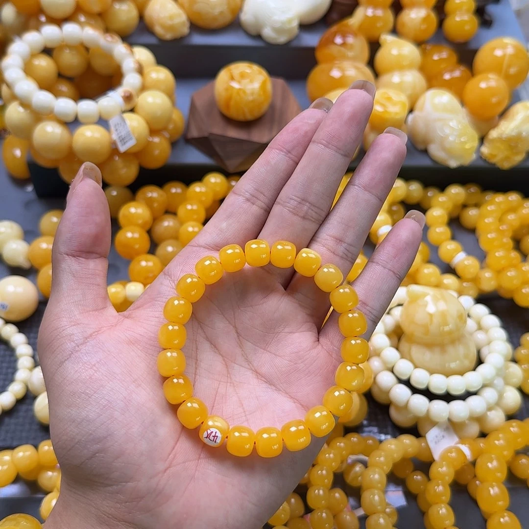 未镶嵌蜜蜡珠宝奇石同料10mm