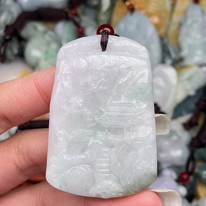 颈饰未镶嵌翡翠翡翠