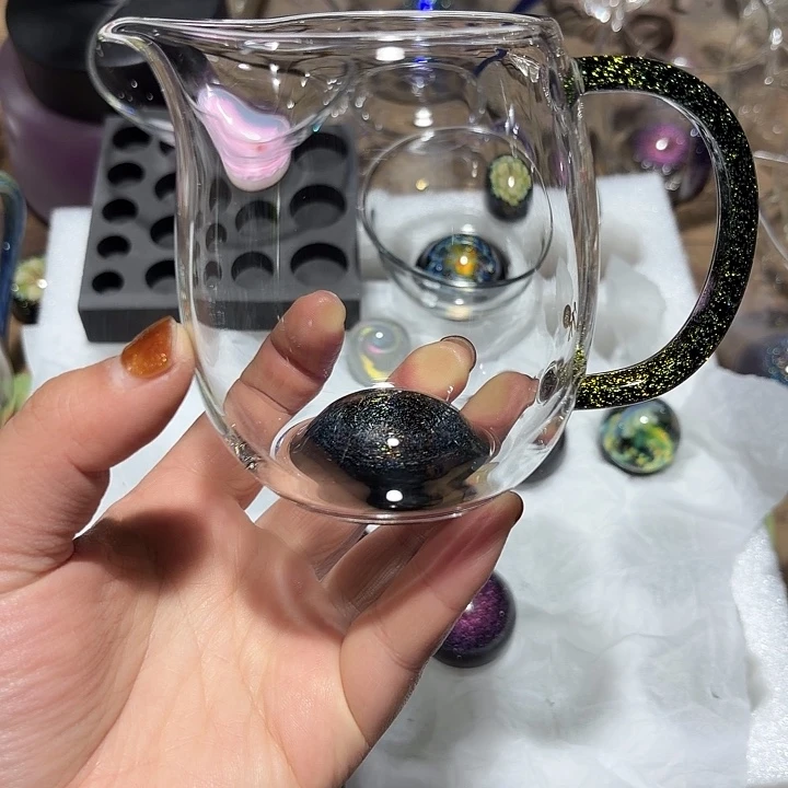 玻璃茶器诚然黑星空