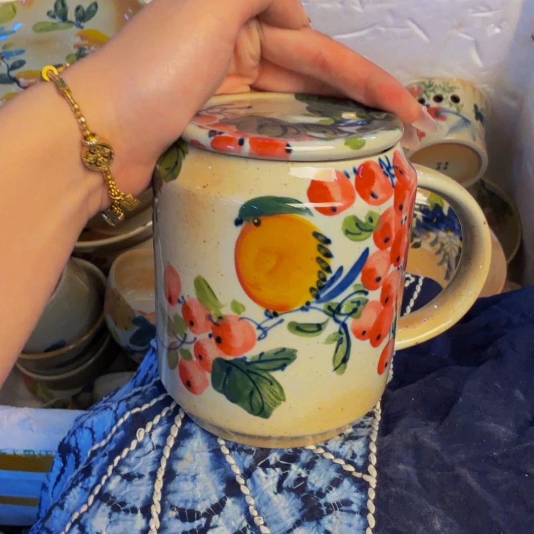 瓷片景德镇陶瓷手工手绘