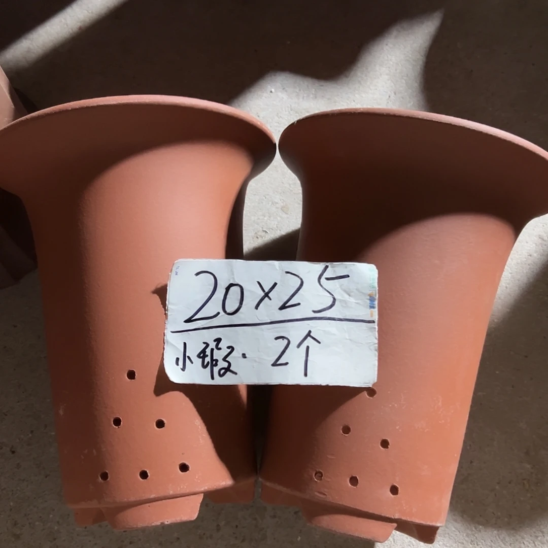 紫砂花盆宜兴紫砂花盆2只
