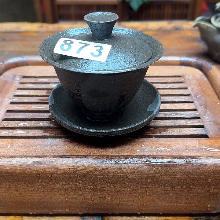 纯手工制作粗陶茶具